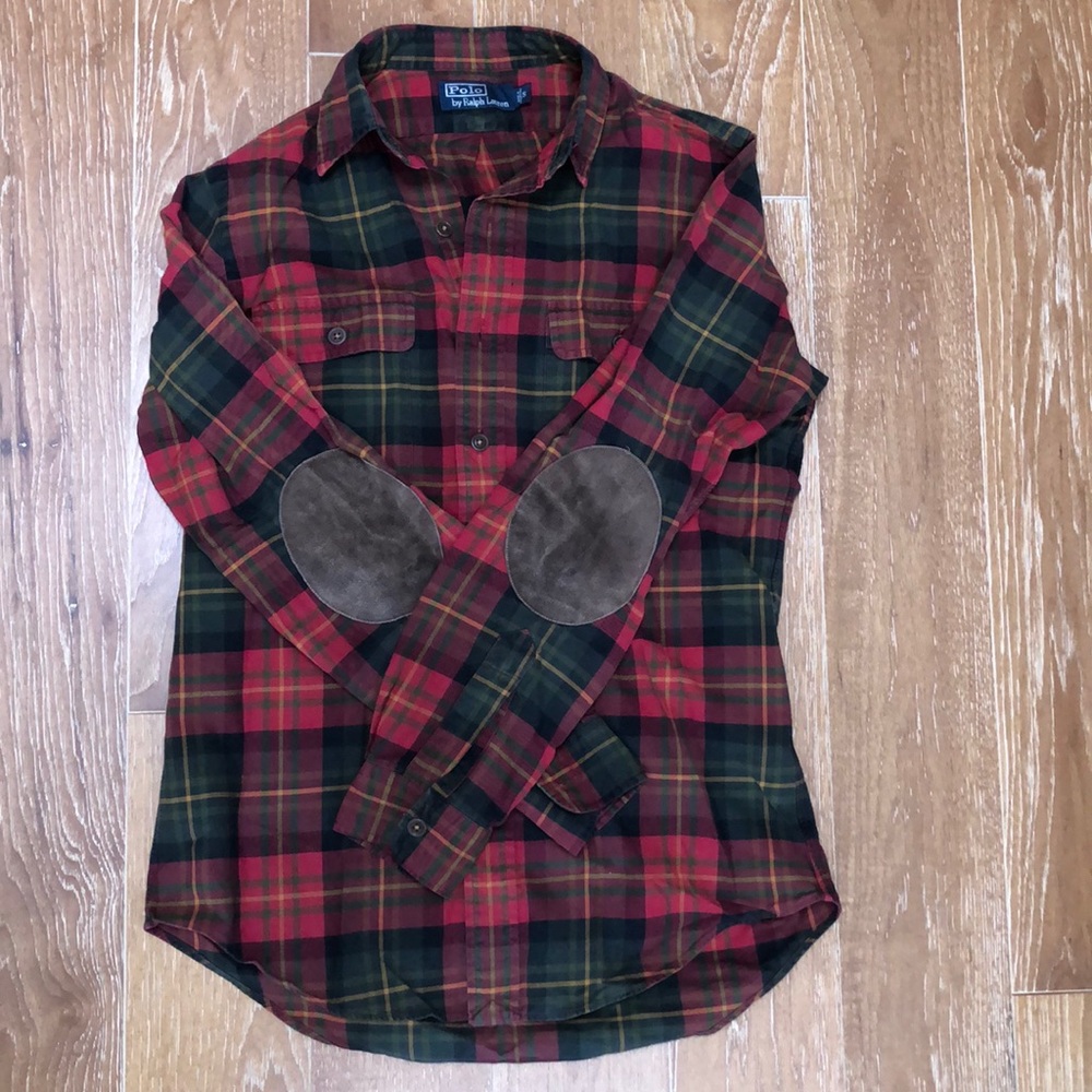 *SOLD* Polo by Ralph Lauren Plaid Button Up S